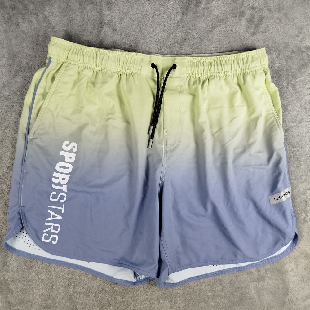 Legends Luka Daybreak Honeydew Shorts Mens 2XL 7"In Unlined‎ Pockets Gym
